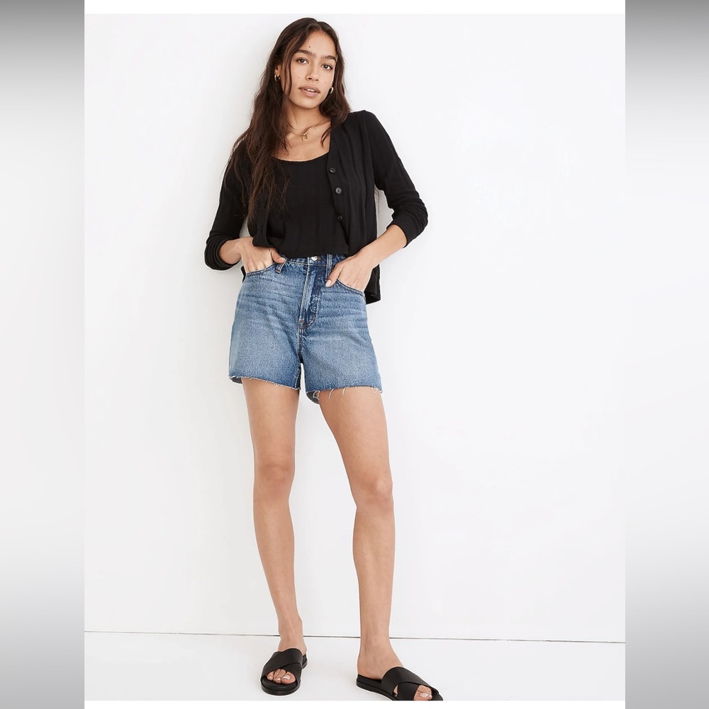 Madewell Curvy Perfect Vintage Short in Burnett Wash